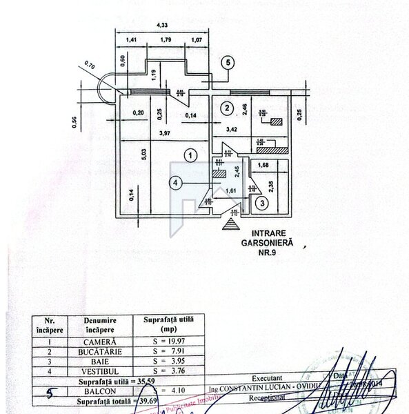 Motoc, Sebastian, vanzare garsoniera.